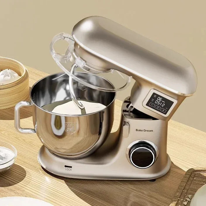 Large Capacity Fully Automatic Chef Machine: Ideal for Commercial and Household Use, Perfect for Egg Beating and Dough Kneading