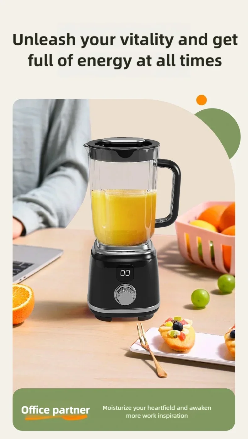 Multifunctional Household Blender Juicer with 10 Blades High Juice Yield Ice Crusher Juice Extractor Kitchen Tool