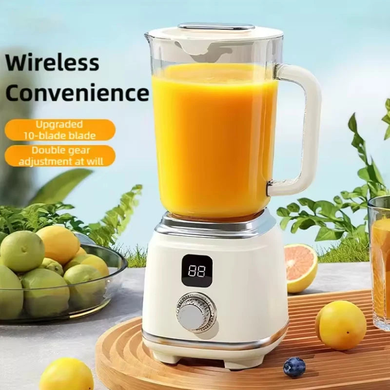 Multifunctional Household Blender Juicer with 10 Blades High Juice Yield Ice Crusher Juice Extractor Kitchen Tool