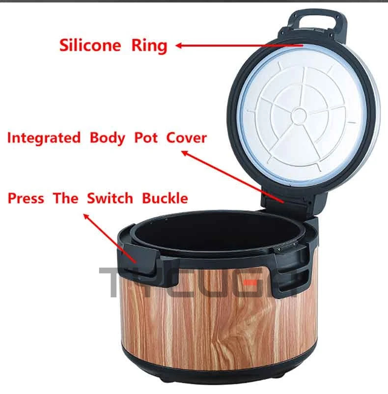 220V Electric Rice Cooker Rice Cooker Non-stick Inner Liner Soup Rice Warmer Kitchen Appliances For Restaurant/Hotel 15/19/32L