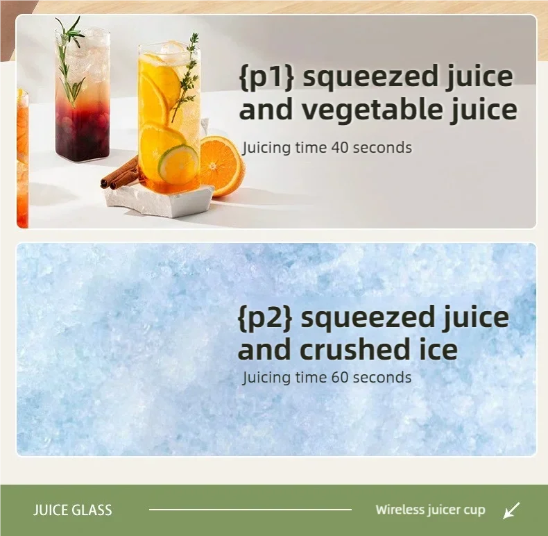 Multifunctional Household Blender Juicer with 10 Blades High Juice Yield Ice Crusher Juice Extractor Kitchen Tool