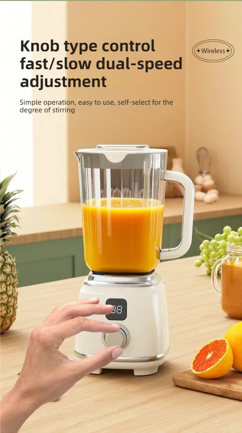 Multifunctional Household Blender Juicer with 10 Blades High Juice Yield Ice Crusher Juice Extractor Kitchen Tool