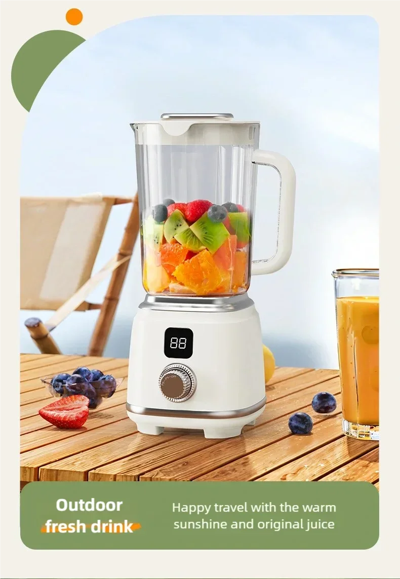 Multifunctional Household Blender Juicer with 10 Blades High Juice Yield Ice Crusher Juice Extractor Kitchen Tool