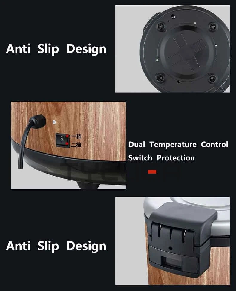 220V Electric Rice Cooker Rice Cooker Non-stick Inner Liner Soup Rice Warmer Kitchen Appliances For Restaurant/Hotel 15/19/32L