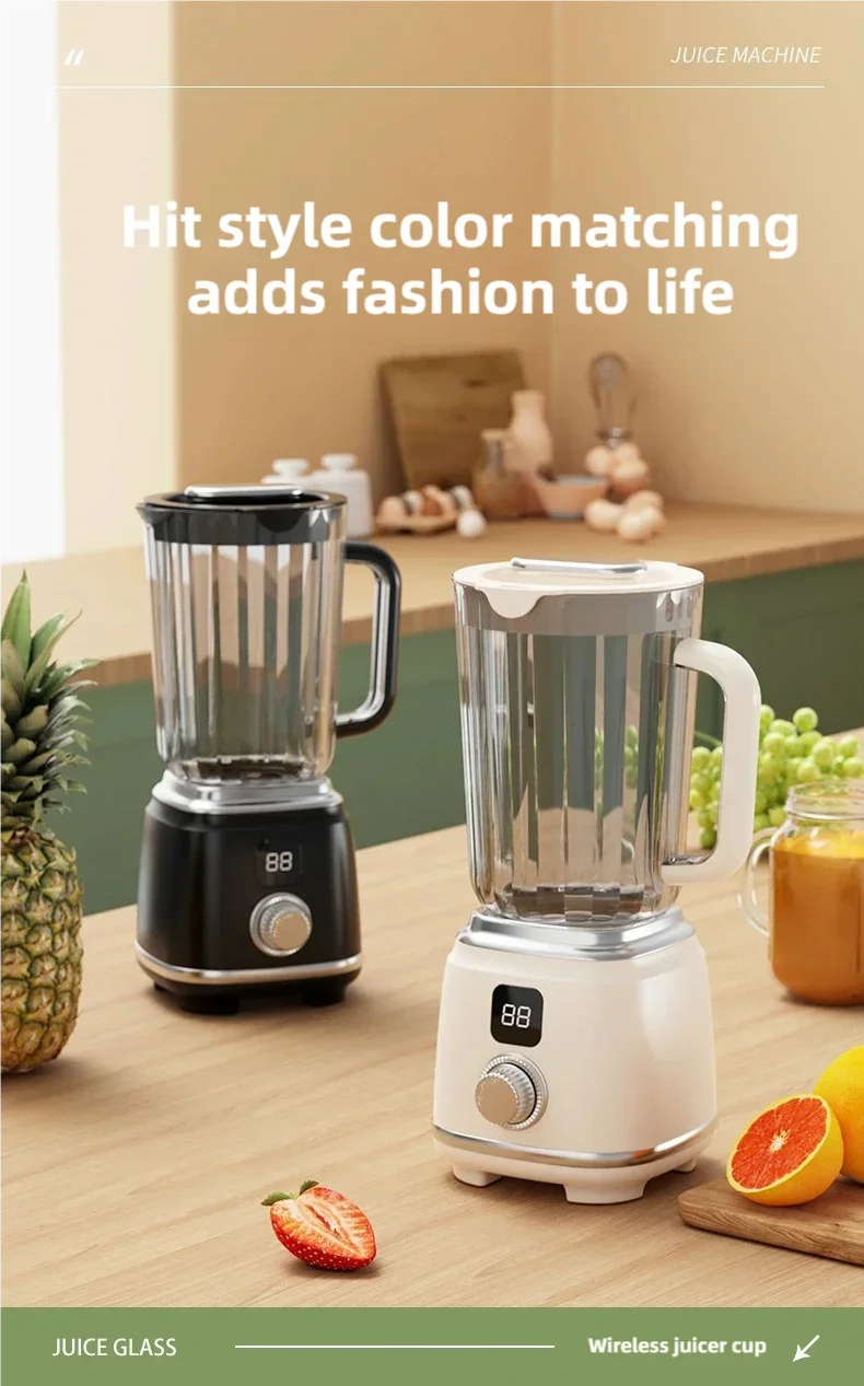 Multifunctional Household Blender Juicer with 10 Blades High Juice Yield Ice Crusher Juice Extractor Kitchen Tool