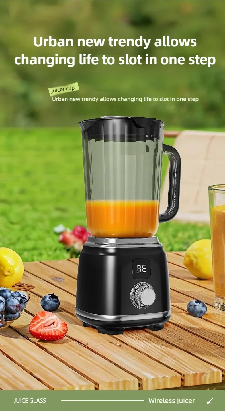 Multifunctional Household Blender Juicer with 10 Blades High Juice Yield Ice Crusher Juice Extractor Kitchen Tool