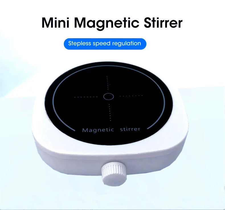 Magnetic Stirrer Kitchen Liquid Mixing Mini Laboratory Stirrer Portable Mixing Stick Mixing Board 1L 4000 RPM For Laboratories