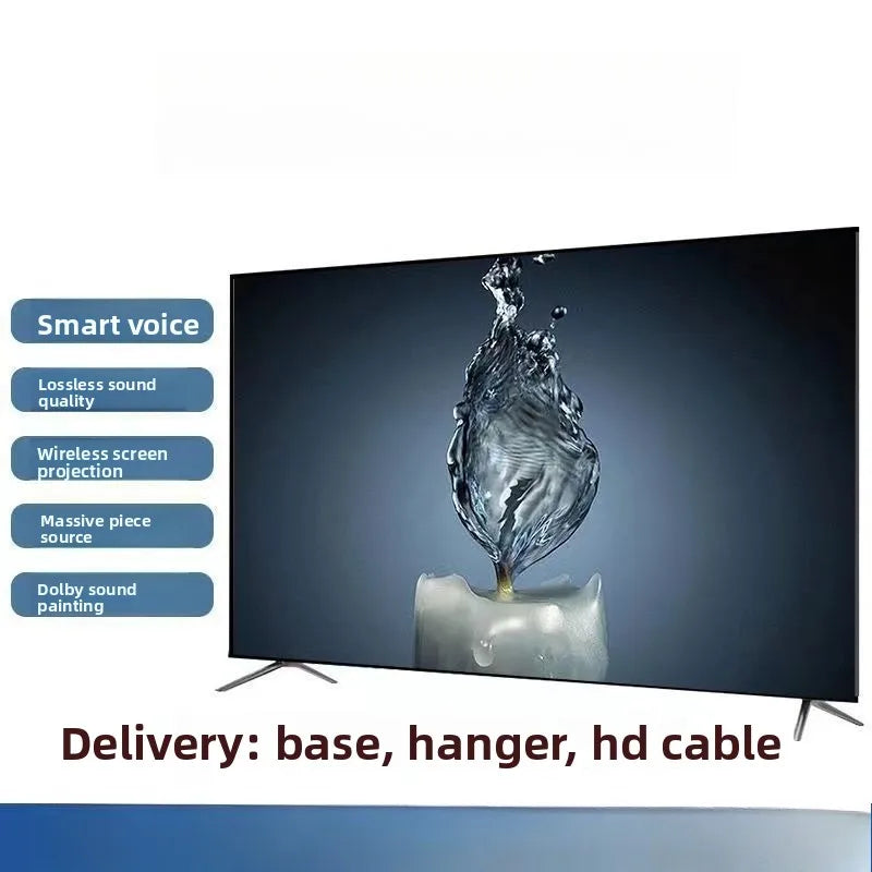 8K Curved 100 inch Intelligent Voice Internet Protocol Television Flat 50 70 85 inch Curved TV