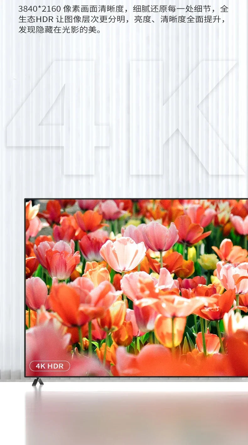 Frameless TV 100 inch intelligent network 85WIFI75 high definition 4k65 LCD full large screen