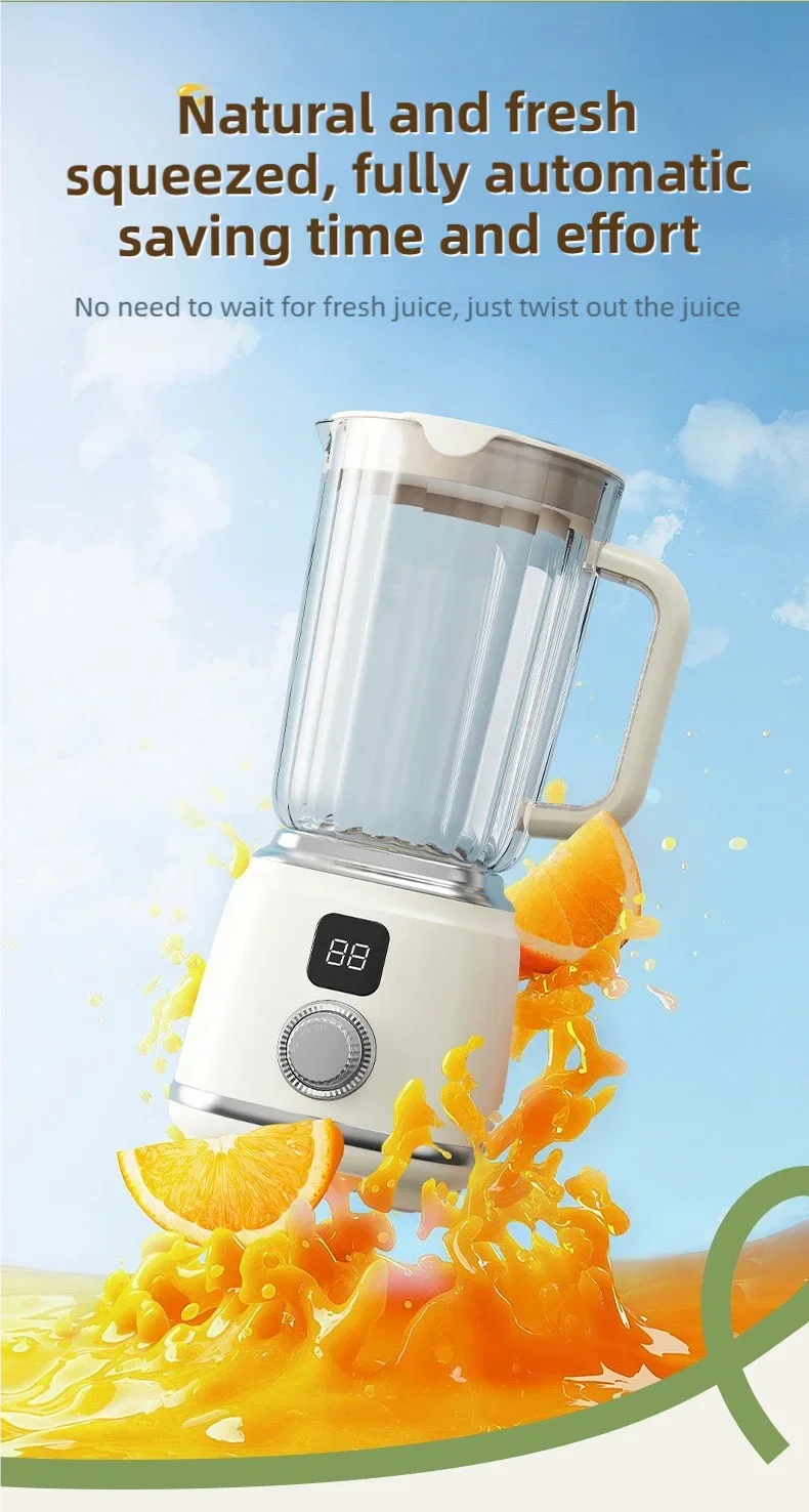 Multifunctional Household Blender Juicer with 10 Blades High Juice Yield Ice Crusher Juice Extractor Kitchen Tool