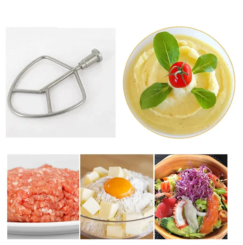 5/7/10LElectric Stand Mixer Planetary Food Mixer Kitchen Flour Dough Mixer StainlessSteel Multifunctional Kneading Flour Filling