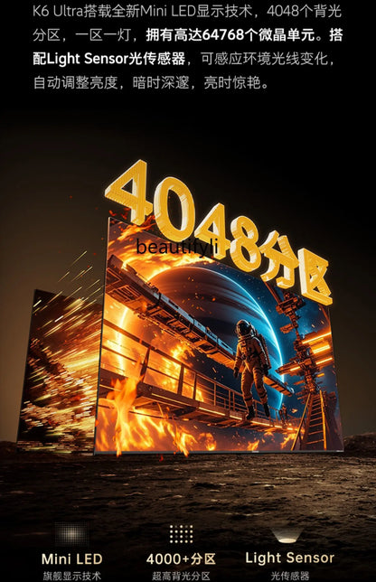 100 inch large memory, high definition smart, flat screen TV