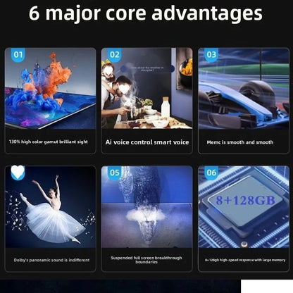 8K Curved 100 inch Intelligent Voice Internet Protocol Television Flat 50 70 85 inch Curved TV
