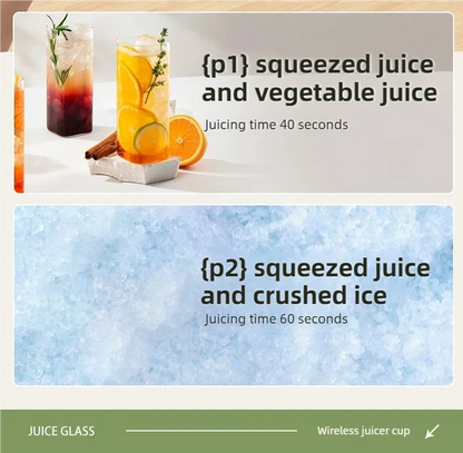 Multifunctional Household Blender Juicer with 10 Blades High Juice Yield Ice Crusher Juice Extractor Kitchen Tool