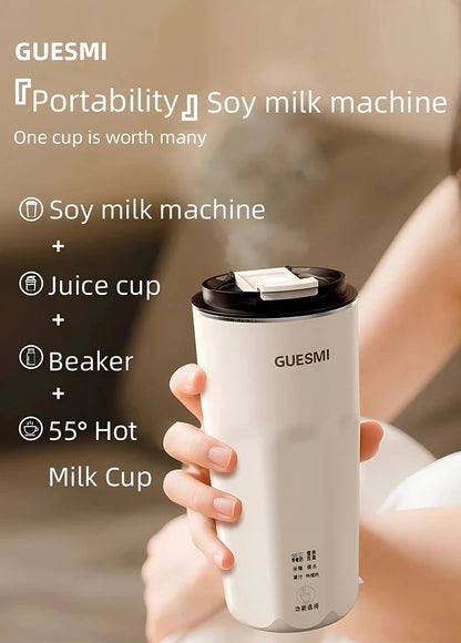 220V Mini Soy Milk Machine Electric Juicer Blender Mixer Wall Breaking Machine Soybean Milk Maker Breakfast Machine 350ml