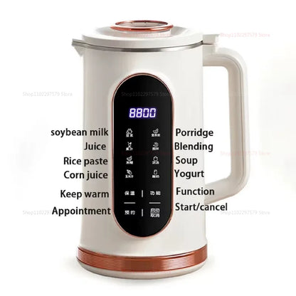 1500ML Soy Milk Machine Electric Juicer Blender Mixer Nut Milky Maker Wall Breaking Machine 10-leaf Blade Breakfast Machine
