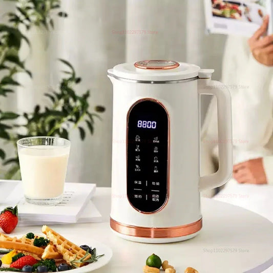 1500ML Soy Milk Machine Electric Juicer Blender Mixer Nut Milky Maker Wall Breaking Machine 10-leaf Blade Breakfast Machine