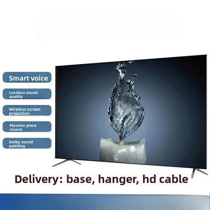 8K Curved 100 inch Intelligent Voice Internet Protocol Television Flat 50 70 85 inch Curved TV